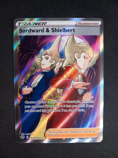 Sordward & Shielbert TG28/TG30 Silver Tempest Trainer Gal NM, Hobby en Vrije tijd, Verzamelkaartspellen | Pokémon, Zo goed als nieuw