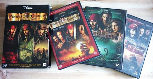 Pirates of the Caribbean Trilogy, Cd's en Dvd's, Dvd's | Tv en Series, Zo goed als nieuw, Actie en Avontuur, Boxset, Vanaf 12 jaar