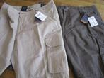 2 st. NIEUWE cargo short-bermuda maat W38 (56) State of Art, State of Art, Beige, Ophalen of Verzenden, Maat 56/58 (XL)