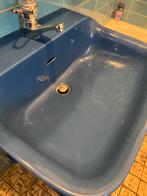 Vintage jaren 70 wasbak - Retro badkamer, Huis en Inrichting, Ophalen, Gebruikt, 50 tot 100 cm, Minder dan 100 cm