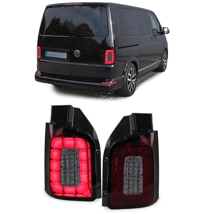 LED Lightbar Achterlichten VW Transporter T6 [Rood/Smoke], Auto diversen, Tuning en Styling, Ophalen of Verzenden