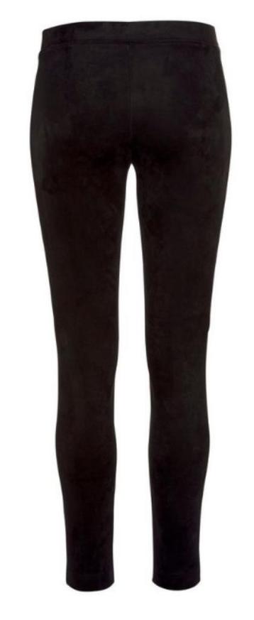 OPUS broek legging ELBINA zwart suede maat 38 - nieuw -