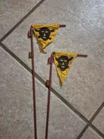 Mooie org duitse mein / gas waarschuwings vlaggetjes., Ophalen of Verzenden, Landmacht, Duitsland