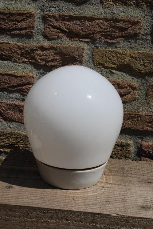 Vintage lamp Wilhelm Wagenfeld Lindner, Huis en Inrichting, Lampen | Plafondlampen, Gebruikt, Glas, Overige materialen, Ophalen of Verzenden