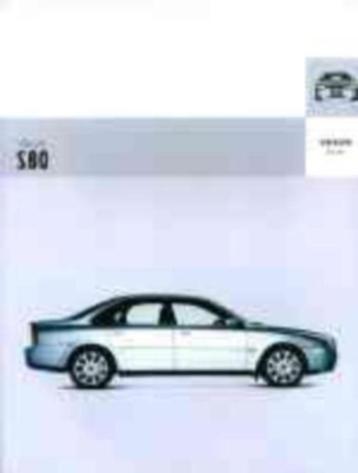 Volvo S80 originele brochure/auto folder of cdrom '98 - '09 beschikbaar voor biedingen