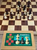 Vintage Chess Staunton Schaakspel Koninghoogte 67 mm, Hobby en Vrije tijd, Gezelschapsspellen | Bordspellen, Ophalen of Verzenden