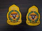 Patch 602 sqn KLu gele achtergrond. Collectors item!, Verzamelen, Ophalen of Verzenden, Luchtmacht, Nederland, Embleem of Badge