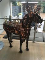 Houten Rendier Kastje | MDF | walnoot fineer | Kerst, Huis en Inrichting, Woonaccessoires | Overige, Ophalen, Zo goed als nieuw