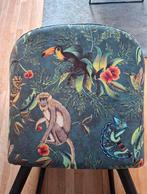 Stoel met wildernis dessin materiaal: velours, Huis en Inrichting, Stoelen, Ophalen, Zo goed als nieuw, Eén