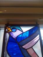 Glas in lood vogel, Antiek en Kunst, Antiek | Glas en Kristal, Ophalen of Verzenden