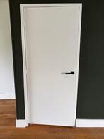 Witte stompe binnendeur, Ophalen, Gebruikt, Minder dan 80 cm, Binnendeur