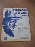 Vintage cowboy songs bladmuziek, Muziek en Instrumenten, Bladmuziek, Ophalen of Verzenden, Zo goed als nieuw, Thema