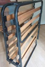 2 stevige stretch/ligbedden inklapbaar maat 80 x 1.90, Ophalen, Gebruikt, Overige materialen, Inklapbaar