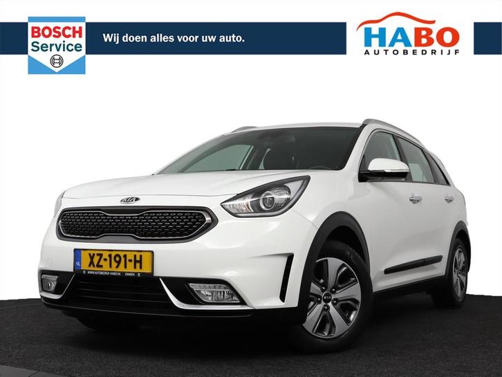 Kia Niro 1.6 GDI HYBRID DYNAMICLINE DCT6 AUTOMAAT ECC/CRUISE, Auto's, Kia, Bedrijf, Te koop, Niro, ABS, Achteruitrijcamera, Airbags