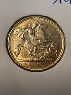 Halve Souvereign 1907 Edward VII, Postzegels en Munten, Munten | Europa | Niet-Euromunten, Ophalen of Verzenden, Overige landen