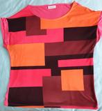 Roze, oranje, zwart  bordeauxrood shirt, Gedragen, Ophalen of Verzenden, Korte mouw, Overige kleuren