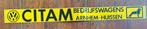 CITAM Bedrijfswagens Autosticker Arnhem-Huissen VW Bus T1 T2, Auto diversen, Autostickers, Ophalen of Verzenden