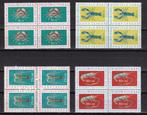 Nieuw Guinea NVPH nr. 78-81 Postfris in blokken van vier, Verzenden, Postfris, Nieuw-Guinea