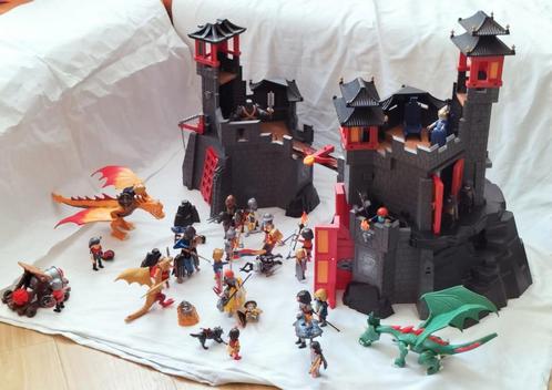 Groot Drakenkasteel en Verborgen Drakenkasteel, Kinderen en Baby's, Speelgoed | Playmobil, Gebruikt, Ophalen