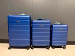 FLY&BYE Set van 3 Koffers - Navy 35L/59L/89L, 50 tot 60 cm, Hard kunststof, Nieuw, Ophalen of Verzenden