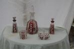 Kaptafel set  ( Boheems, Antiek en Kunst, Antiek | Glas en Kristal, Ophalen of Verzenden