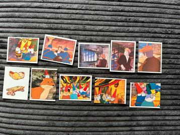 10 vintage sticker plaatjes David de Kabouter beschikbaar voor biedingen