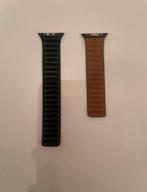 Zwart Magnetisch Bandje Apple Watch 44/45mm, Telecommunicatie, Wearable-accessoires, Ophalen of Verzenden, Nieuw, Bandje