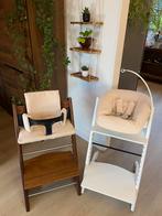 Crème wafel hoes voor Newborn stokke + kussens tripp trapp, Ophalen of Verzenden, Nieuw, Meegroeistoel, Stoelverkleiner