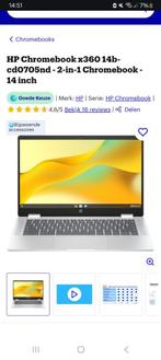 Hp chromebook, Computers en Software, Chromebooks, Ophalen, Qwerty, 8 GB, Touchscreen