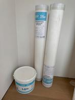 2 rollen glasvezelbehang met emmer saus, Huis en Inrichting, Stoffering | Behang, Ophalen, 75 m² of meer