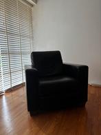 Relax fauteuil Natuzzi zwart leer, Ophalen, Eenpersoons, Leer, Zo goed als nieuw