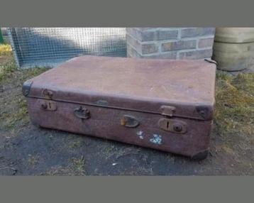 Prachtige antieke brocante koffer - koffers antiek landelijk beschikbaar voor biedingen
