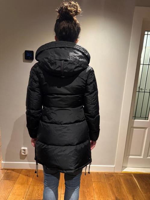 Parajumpers Longbear jas – Maat S – Zwart - Als nieuw!, Kleding | Dames, Jassen | Winter, Zo goed als nieuw, Maat 36 (S), Zwart