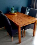 Eettafel + stoelen, Huis en Inrichting, Complete eetkamers, Ophalen, Gebruikt, 4 tot 6 stoelen