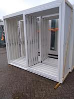 Hardhout kozijn met 1 schuifdeur 2 vakken, Deurkozijn, 225 cm of meer, Nieuw, Ophalen of Verzenden