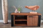 TV meubel grof teak ( excl accessoires!!), Huis en Inrichting, Ophalen, Met deur(en), 100 tot 150 cm, Teakhout