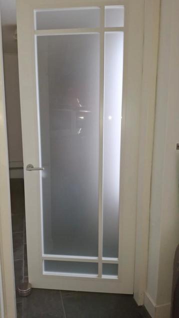 Svedex binnendeur 88x231,5 met satijnglas beschikbaar voor biedingen