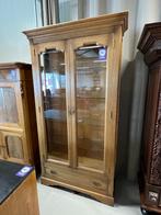 vitrine kast, Ophalen, Eikenhout, Nieuw, 50 tot 100 cm