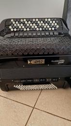 Pigini Ellegaard Special Knopaccordeon, Muziek en Instrumenten, Accordeons, Ophalen, Overige formaten, Met koffer, Zo goed als nieuw