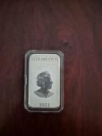 0.999 zilverbaar ounce Perth Mint Rectangular Dragon 2022, Ophalen of Verzenden, Zilver