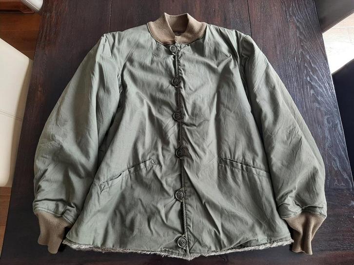 US pile liner 1944 size 42R with laundry number!, Verzamelen, Militaria | Tweede Wereldoorlog, Kleding of Schoenen, Amerika, Verzenden
