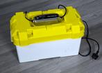 VMF semitractie loodaccu 105 Ah met accubox en lader, Ophalen, Gebruikt