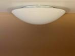 Prachtige vintage plafondlamp van Deknudt de melkglazen kap, Ophalen of Verzenden, Zo goed als nieuw
