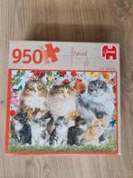Te koop/ruilen Jumbo Puzzel - Cat Family - 950 stukjes, Ophalen, 500 t/m 1500 stukjes, Zo goed als nieuw, Legpuzzel