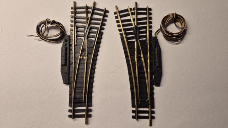 Fleischmann wissels 6044 l/r, Hobby en Vrije tijd, Modeltreinen | H0, Zo goed als nieuw, Rails, Gelijkstroom, Fleischmann, Ophalen of Verzenden