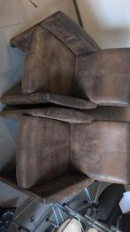 8 bruine eetkamerstoelen, Huis en Inrichting, Stoelen, Ophalen, Gebruikt, Bruin