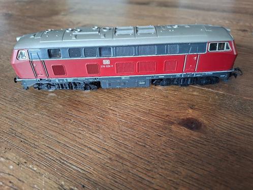 Märklin 3075 H0 Diesellocomotief BR 216 van de DB, Hobby en Vrije tijd, Modeltreinen | H0, Zo goed als nieuw, Locomotief, Wisselstroom