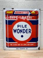 Emaillebord Pile Wonder, Ophalen, Zo goed als nieuw, Reclamebord