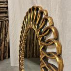Ovale spiegel – Houten lijst - 100 x 80 cm - Bij TTM Wonen, 100 tot 150 cm, Nieuw, Info@ttmwonen.nl, 75 tot 100 cm