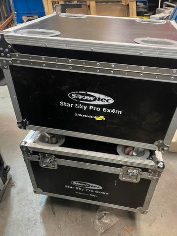 SHOWTEC STAR SKY PRO LEDDOEK 6x4.mtr. Inclusief Orig Case beschikbaar voor biedingen
